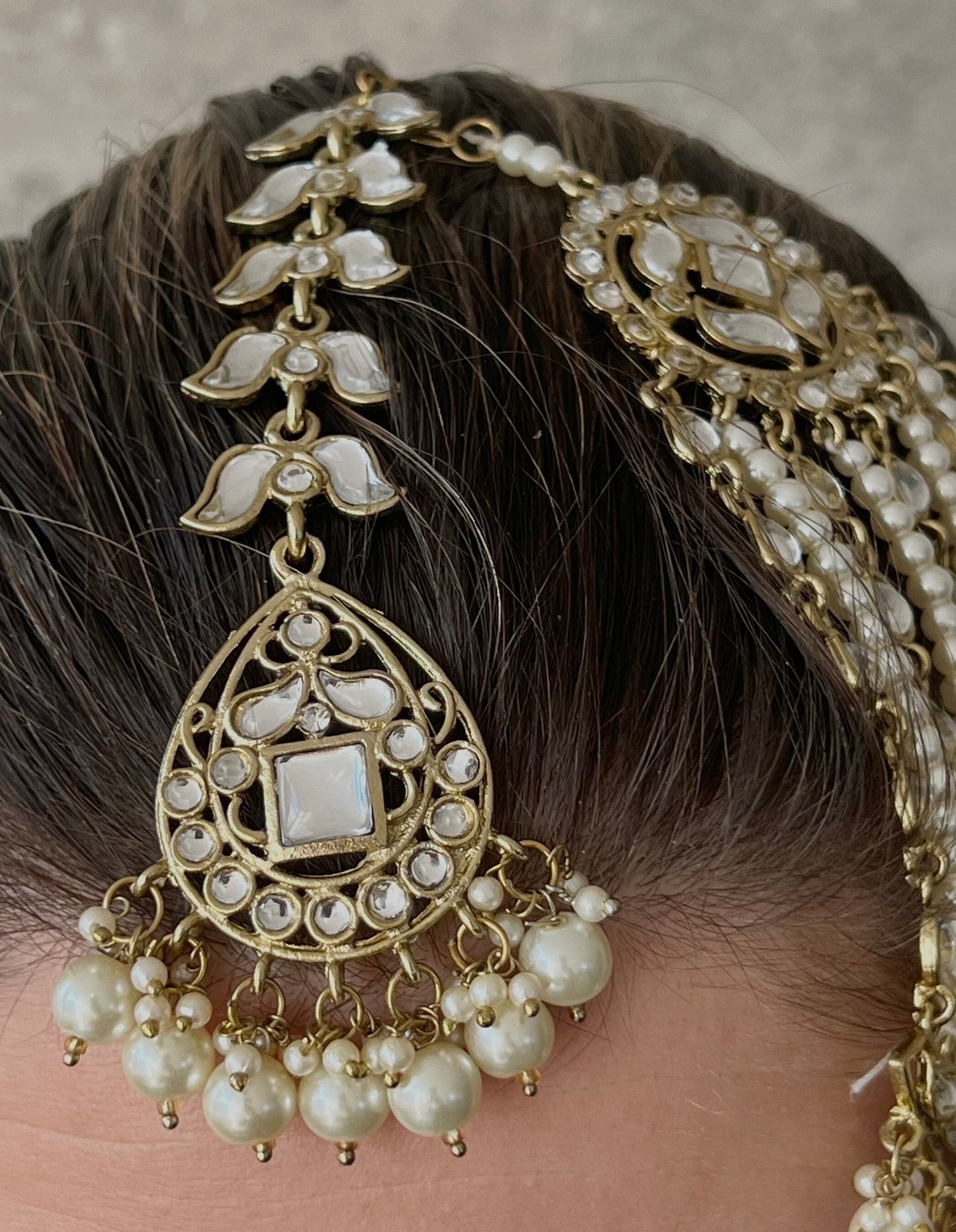 Faux Kundan Choker set Earring/ Tikka/ Tikli/ Indian/ Pakistani/Fashion Jewellery/ Gift for Women