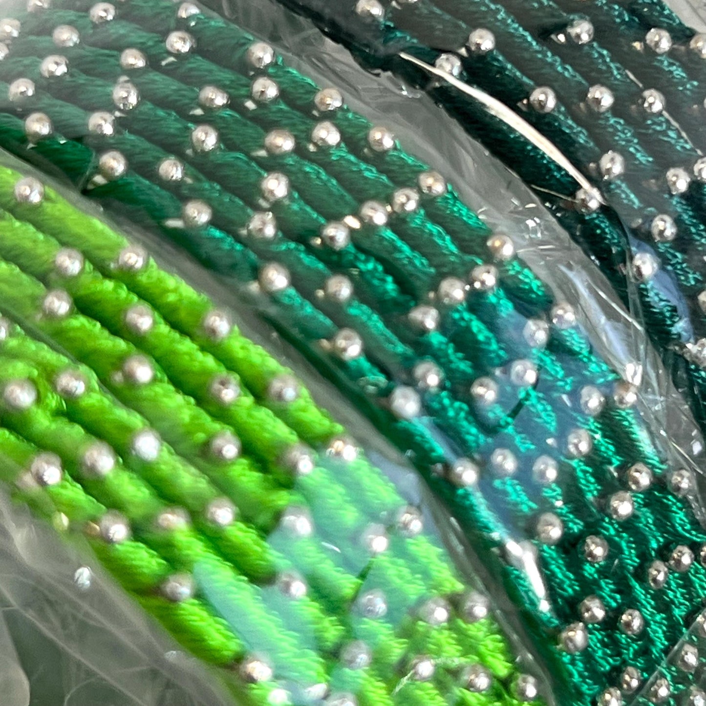 Green Shades/Thread Coloured Bangle Block/ Indian/ Pakistani Bangles/ 2.6 Small Bangles/ 6 single colours in pack