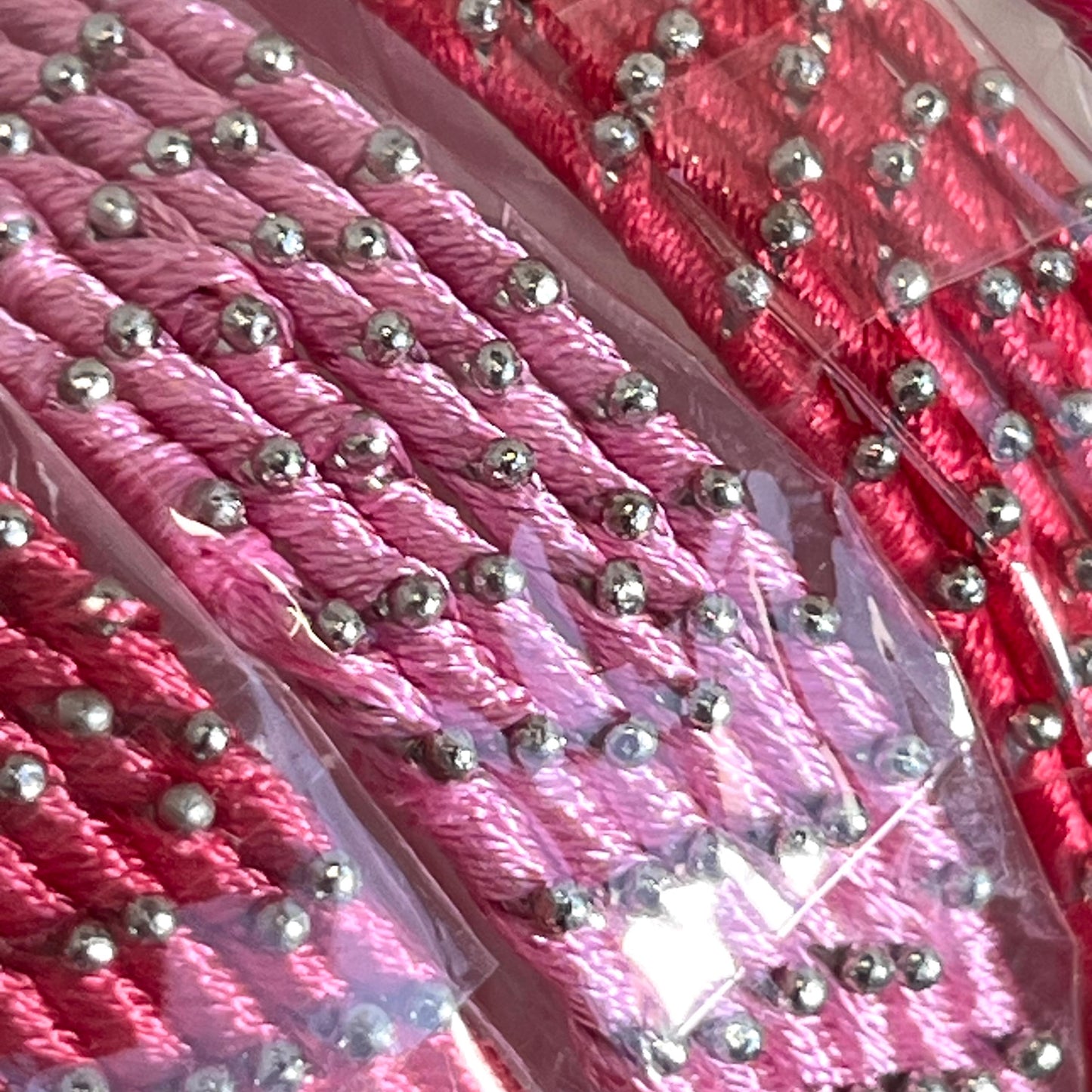 Pink Shades/Thread Coloured Bangle Block/ Indian/ Pakistani Bangles/ 2.6 Small Bangles/ 6 single colours in pack