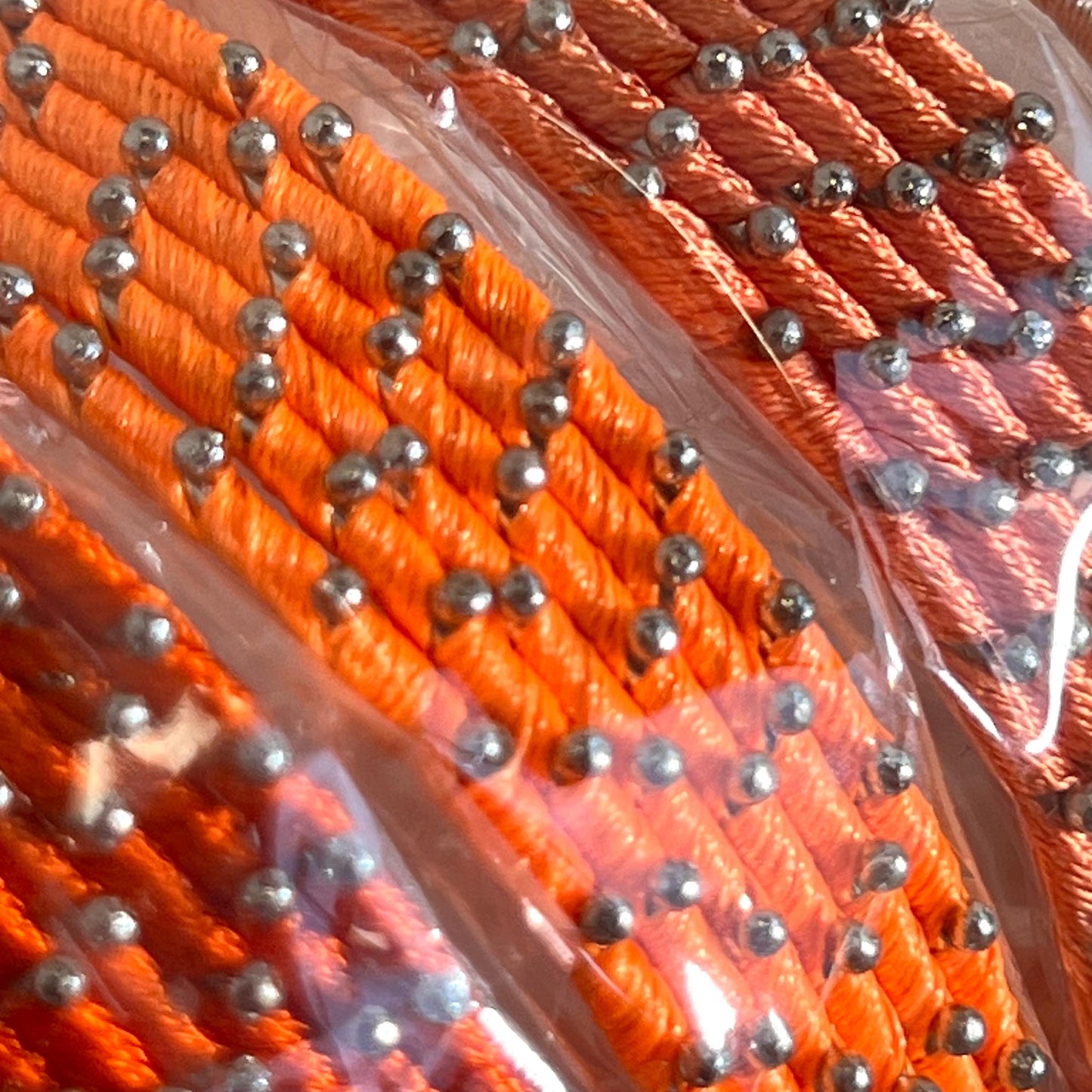 Orange Shades/Thread Coloured Bangle Block/ Indian/ Pakistani Bangles/ 2.6 Small Bangles/ 6 single colours in pack