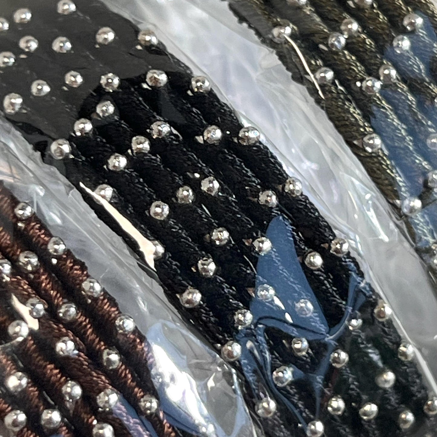 Brown/ Black/ Khaaki/ Shades/Thread Coloured Bangle Block/ Indian/ Pakistani Bangles/ 2.6 Small Bangles/ 6 single colours in pack