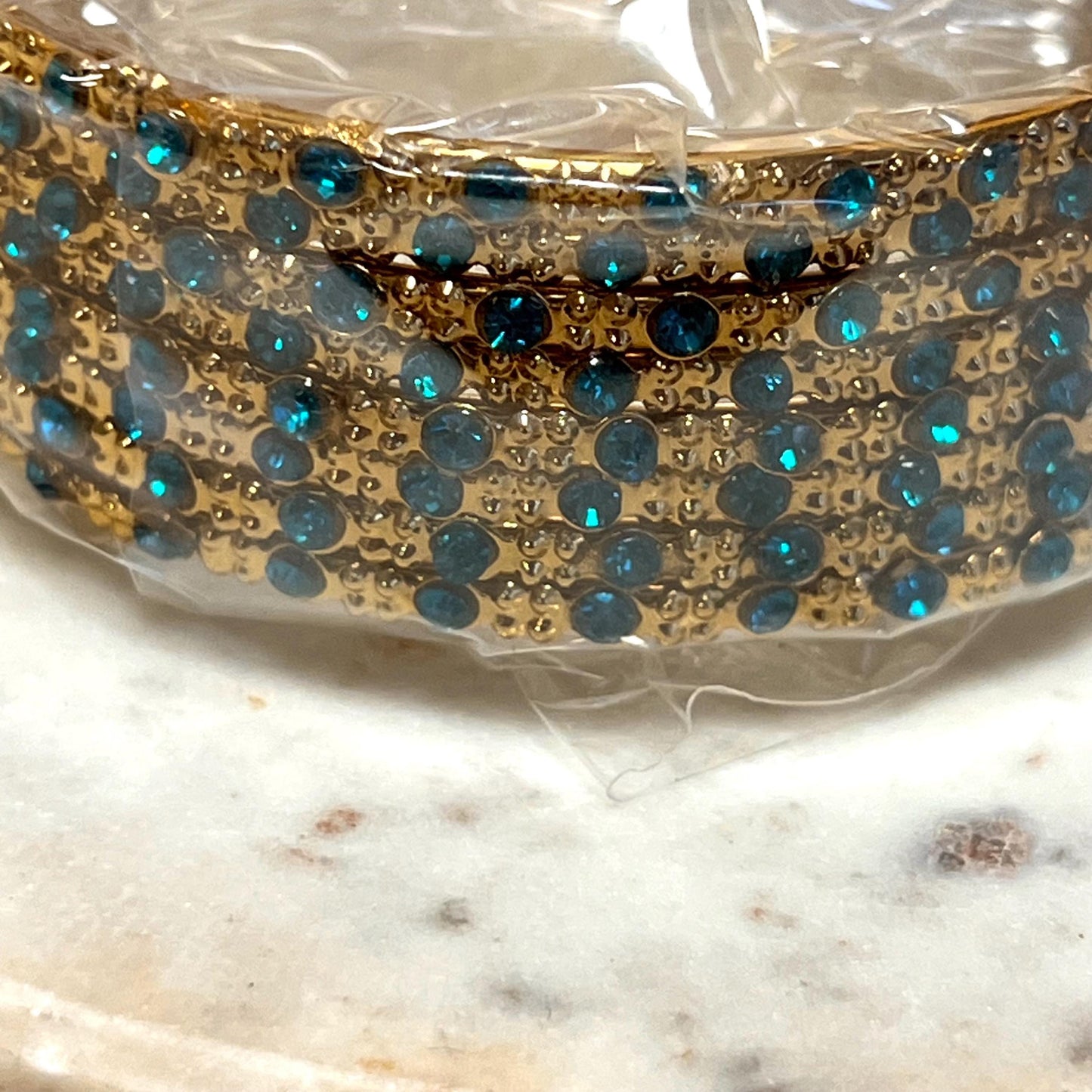 Set of 8 Rhinestone Bangles - Antique Gold Base/ Golden Stones Indian/ Pakistani/Jewelley/ Fashion Bracelet/2.6 only / Choose Colour