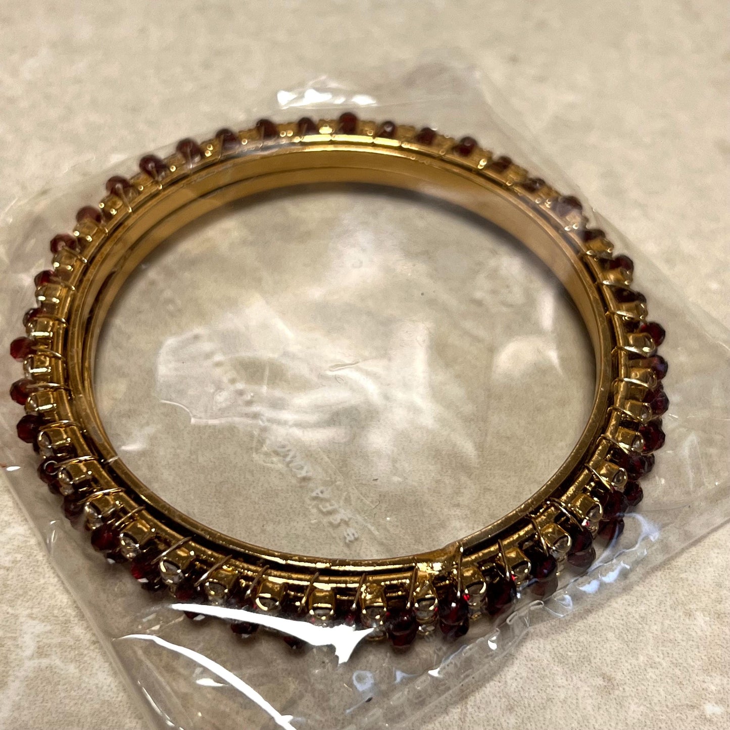 Set of 2 Rhinestone Bangles - Silver Base and Rhinestone ones Indian/ Pakistani/Jewelley/ Fashion Bracelet/2.6 only / Choose Colour