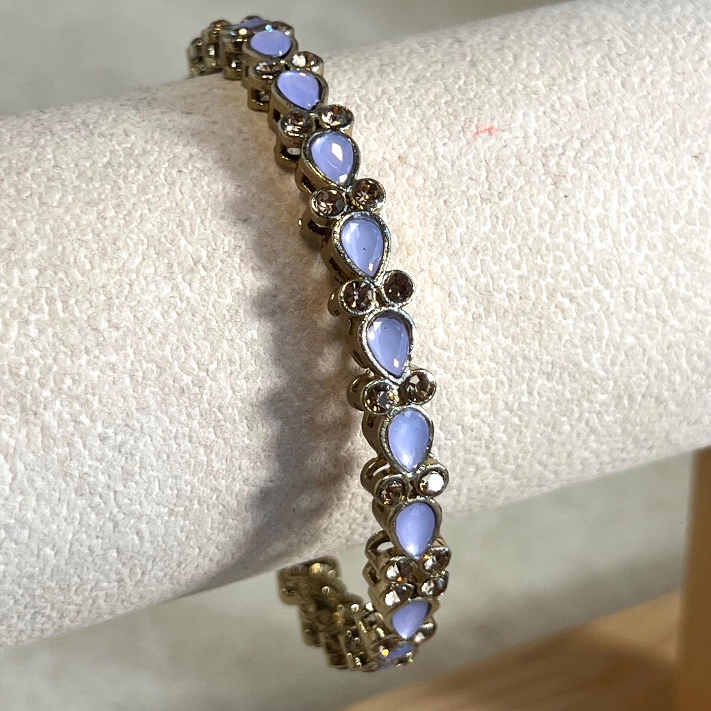 Single Statement Bangle in Mix Colours. Antique Gold Base Colourful Stones/ Size Small 2.6 only/ Multicolour