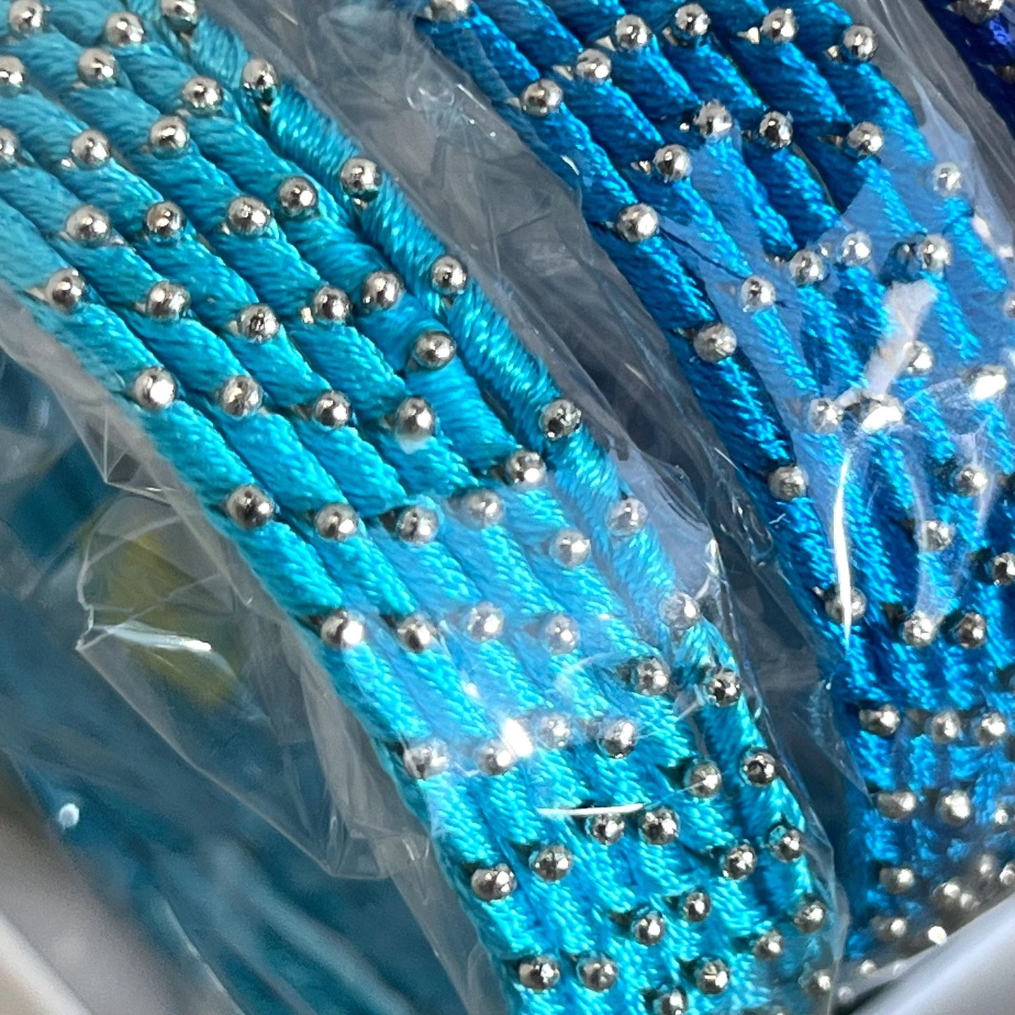 Blue Navy Shades/Thread Coloured Bangle Block/ Indian/ Pakistani Bangles/ 2.6 Small Bangles/ 6 single colours in pack