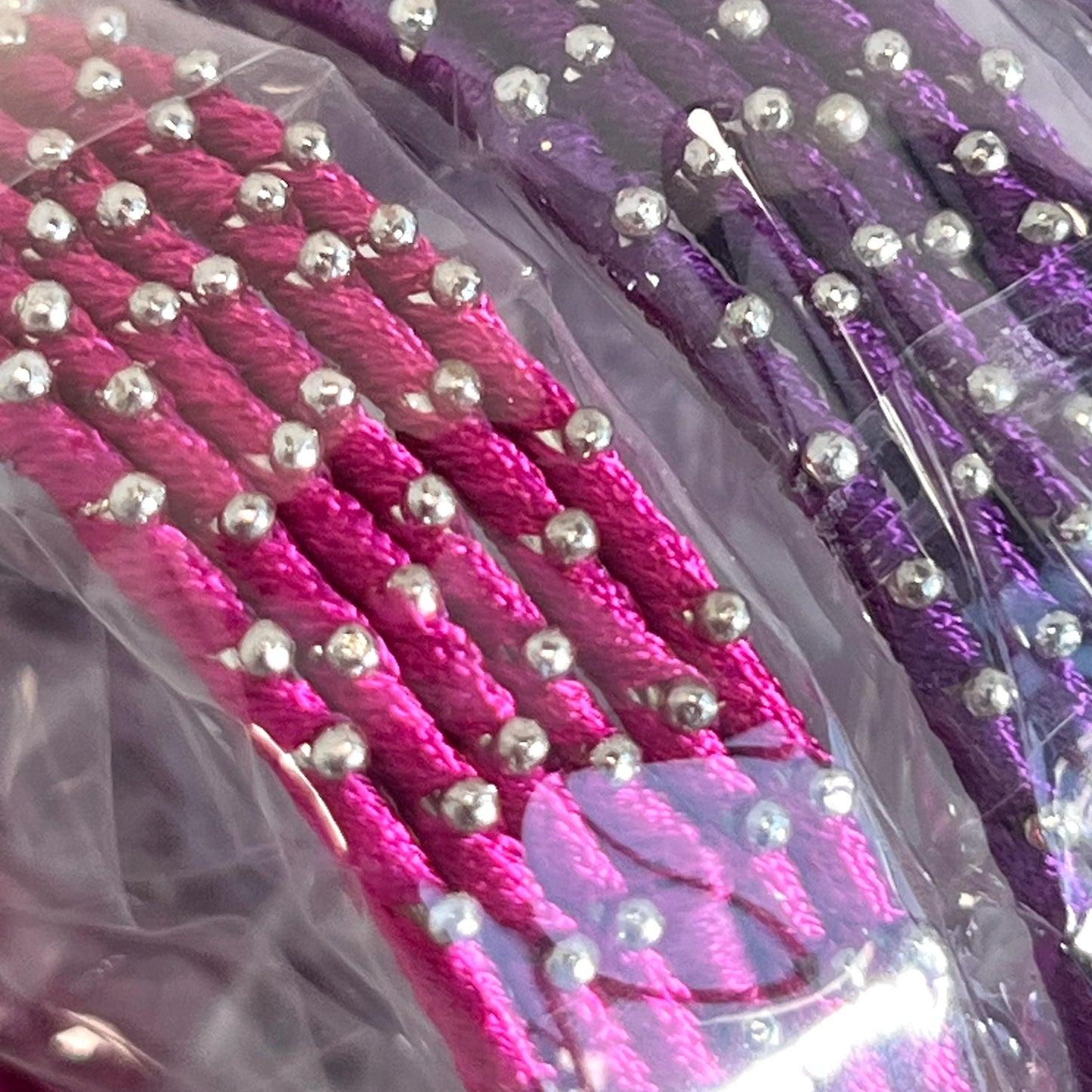 Purple Shades/Thread Coloured Bangle Block/ Indian/ Pakistani Bangles/ 2.6 Small Bangles/ 6 single colours in pack