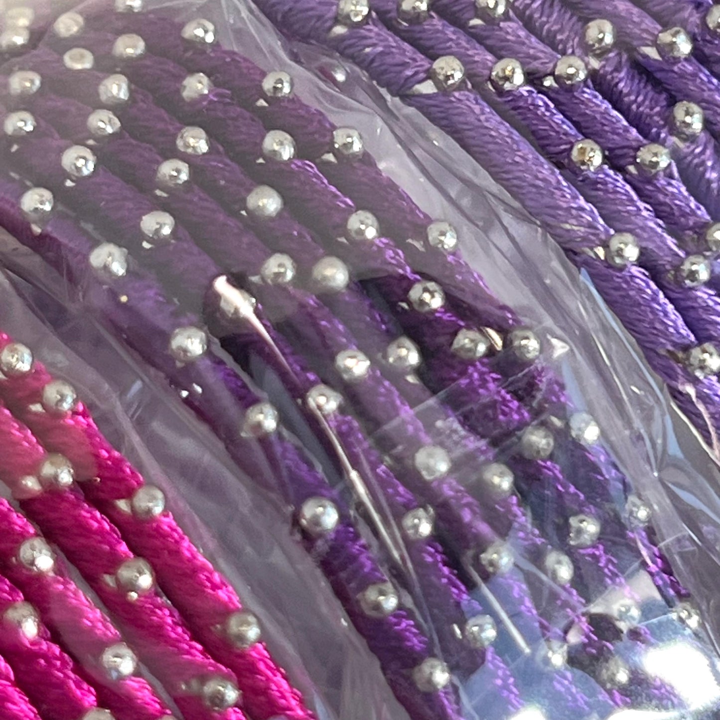 Purple Shades/Thread Coloured Bangle Block/ Indian/ Pakistani Bangles/ 2.6 Small Bangles/ 6 single colours in pack