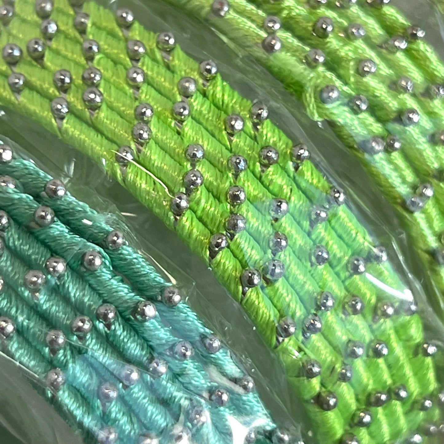 Light Green/ Mint Shades/Thread Coloured Bangle Block/ Indian/ Pakistani Bangles/ 2.6 Small Bangles/ 6 single colours in pack