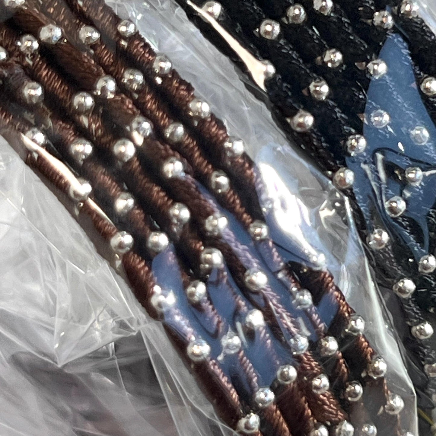 Brown/ Black/ Khaaki/ Shades/Thread Coloured Bangle Block/ Indian/ Pakistani Bangles/ 2.6 Small Bangles/ 6 single colours in pack