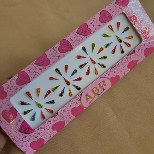 Multicolour Bindi Pack /Bindiya/ Chanlo/ Indian Accessory/ Forehead