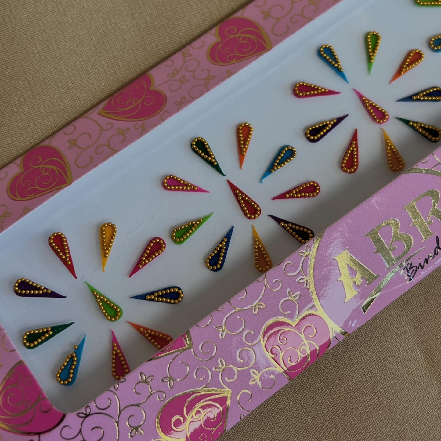 Multicolour Bindi Pack /Bindiya/ Chanlo/ Indian Accessory/ Forehead