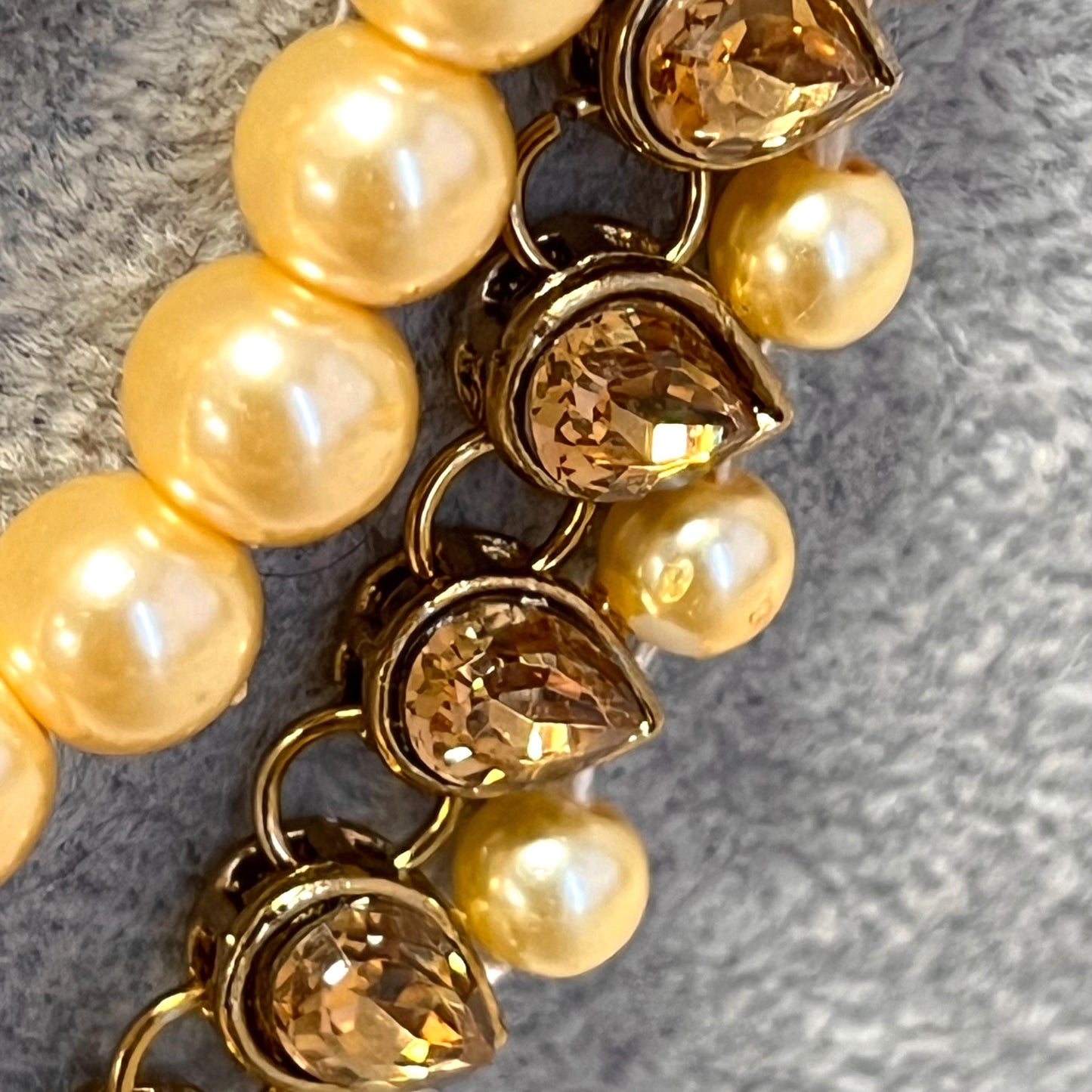 CLEARANCE Champagne/Pearl Long Mala/ Haar/ Long Necklace/ Unique Style/ Indian/ Pakistani/Fashion Jewellery/ Gift for Women