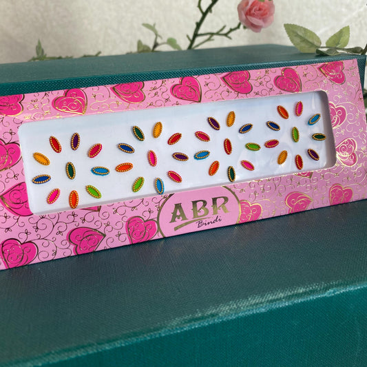 Multicolour Bindi Pack /Bindiya/ Chanlo/ Indian Accessory/ Forehead
