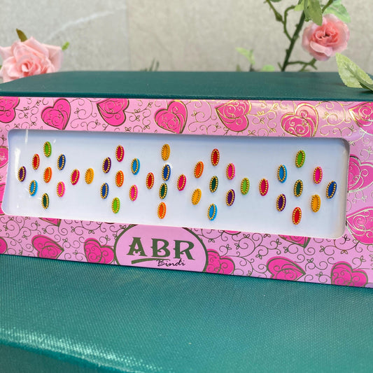 Multicolour Bindi Pack /Bindiya/ Chanlo/ Indian Accessory/ Forehead