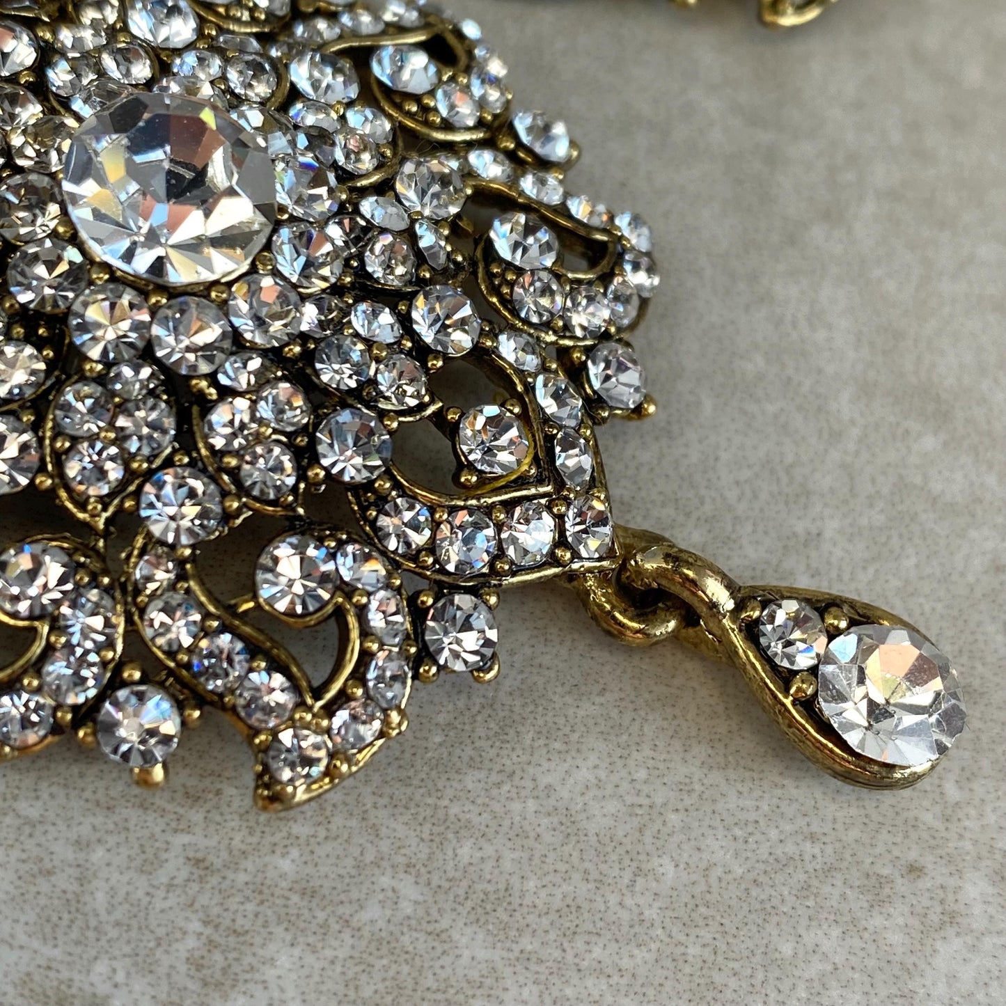 Large Earring - Clear/ Fashion Jewellery/ Gift for Women/Indian/Pakistani style