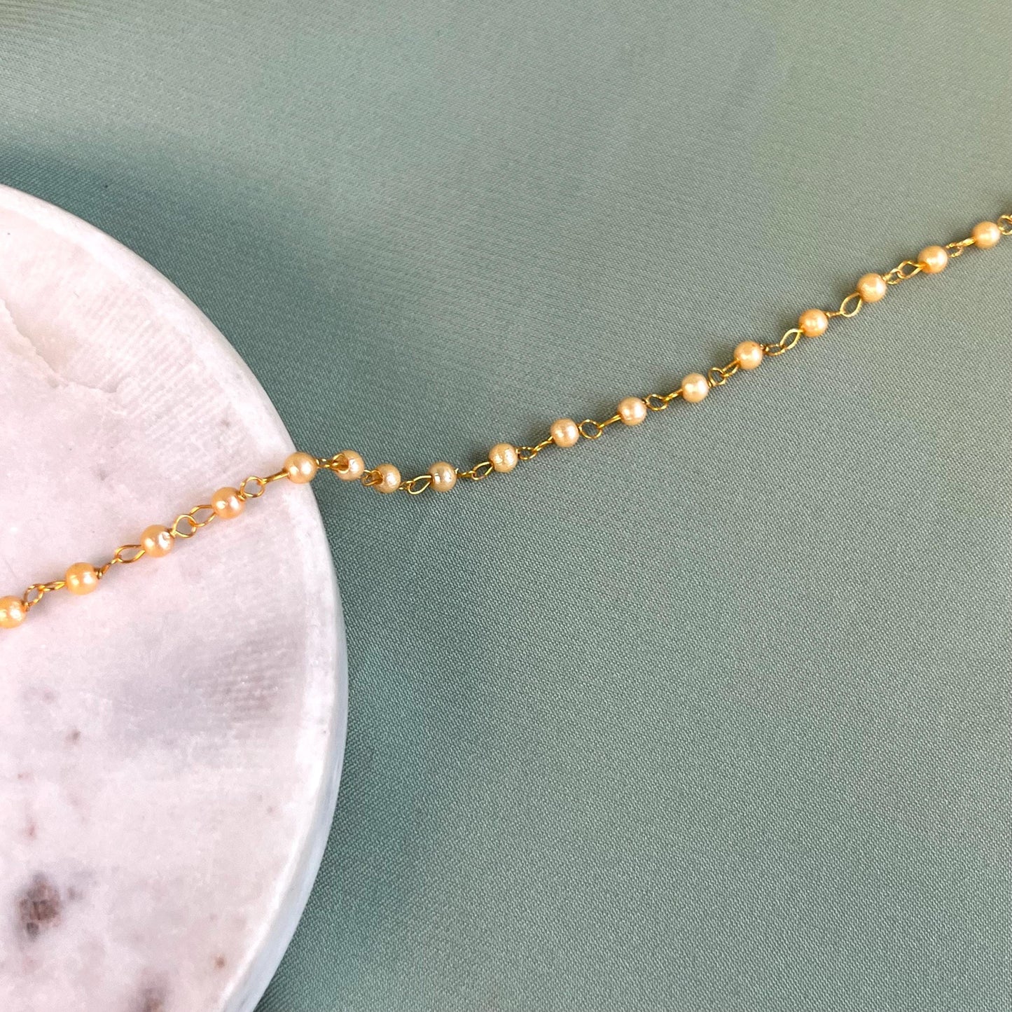 Bright Gold Non-Piercing Nose Ring Pearly Chain Included/ Fashion Jewellery/ Gift/ Indian/Nath /Indian Nose Jewellery/Slide Type Nose Ring