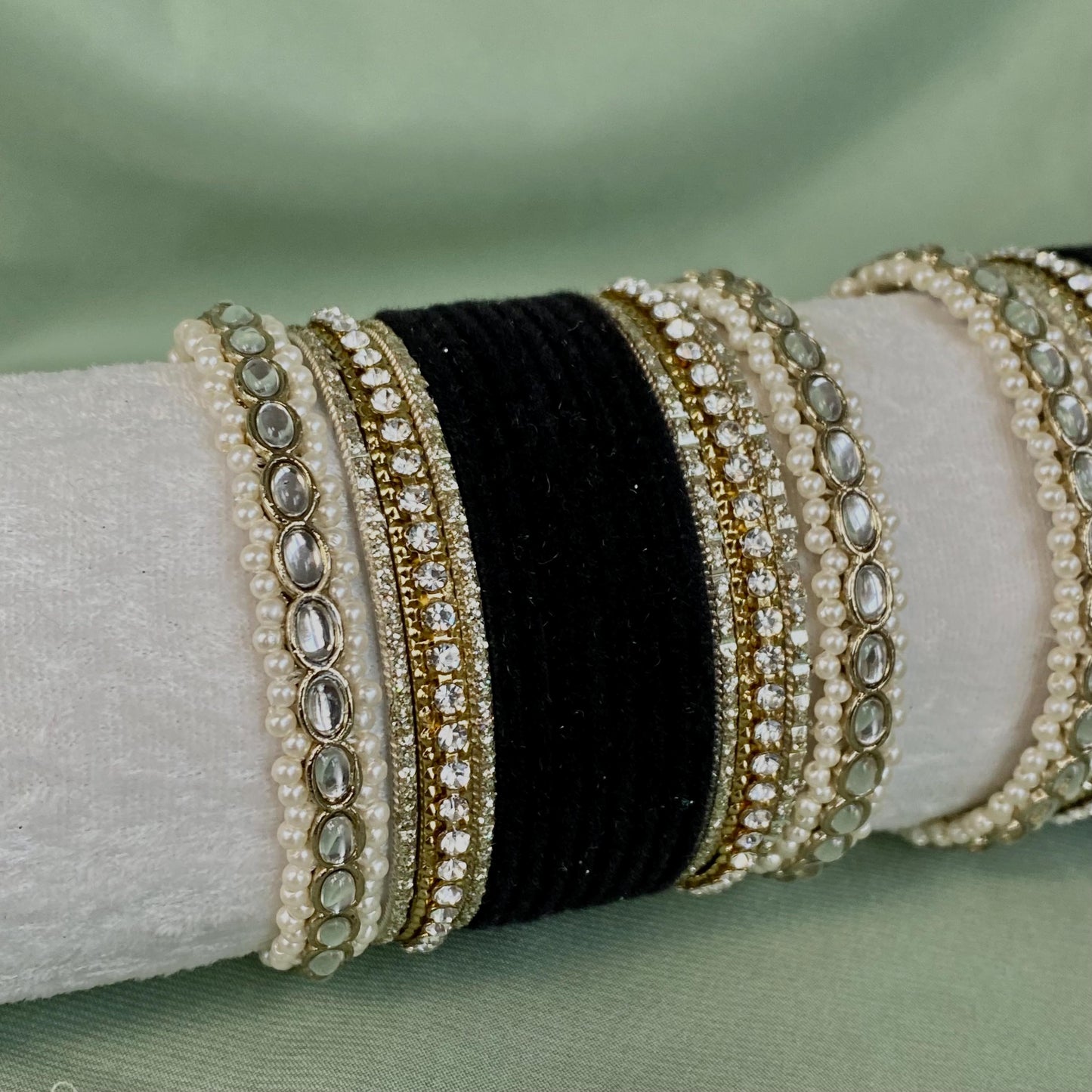 Small Clear Bangle Set/Alia Bhatt Inspired/Personalise Bangles/Custom Bangles/Matching Bangles/Clear Bangle Set