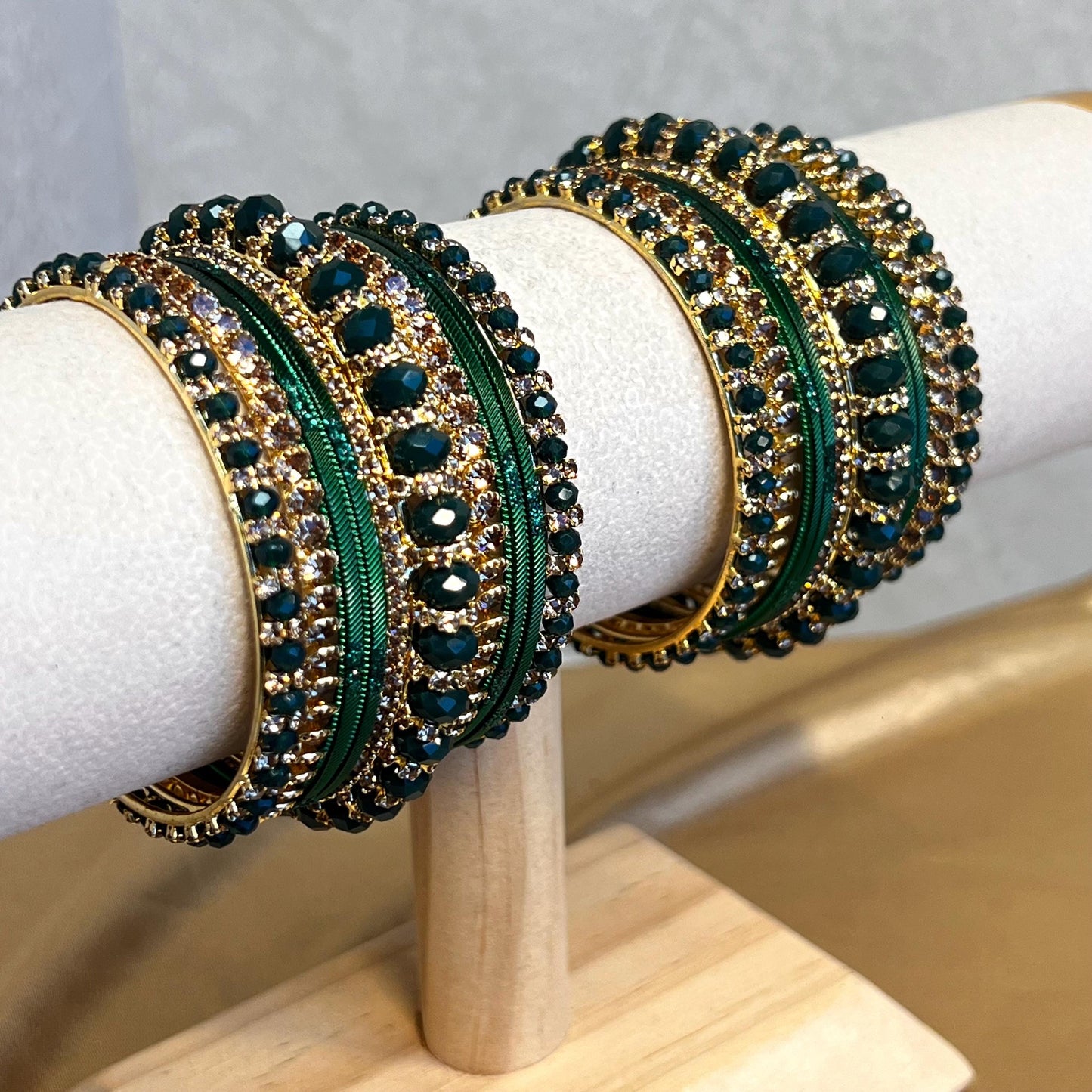 Blue Green Red Small Bangle Set Both Arms Traditional Bollywood Indian Pakistani Churi Jewelley Fashion Bracelet wedding jewellery sale 2.4