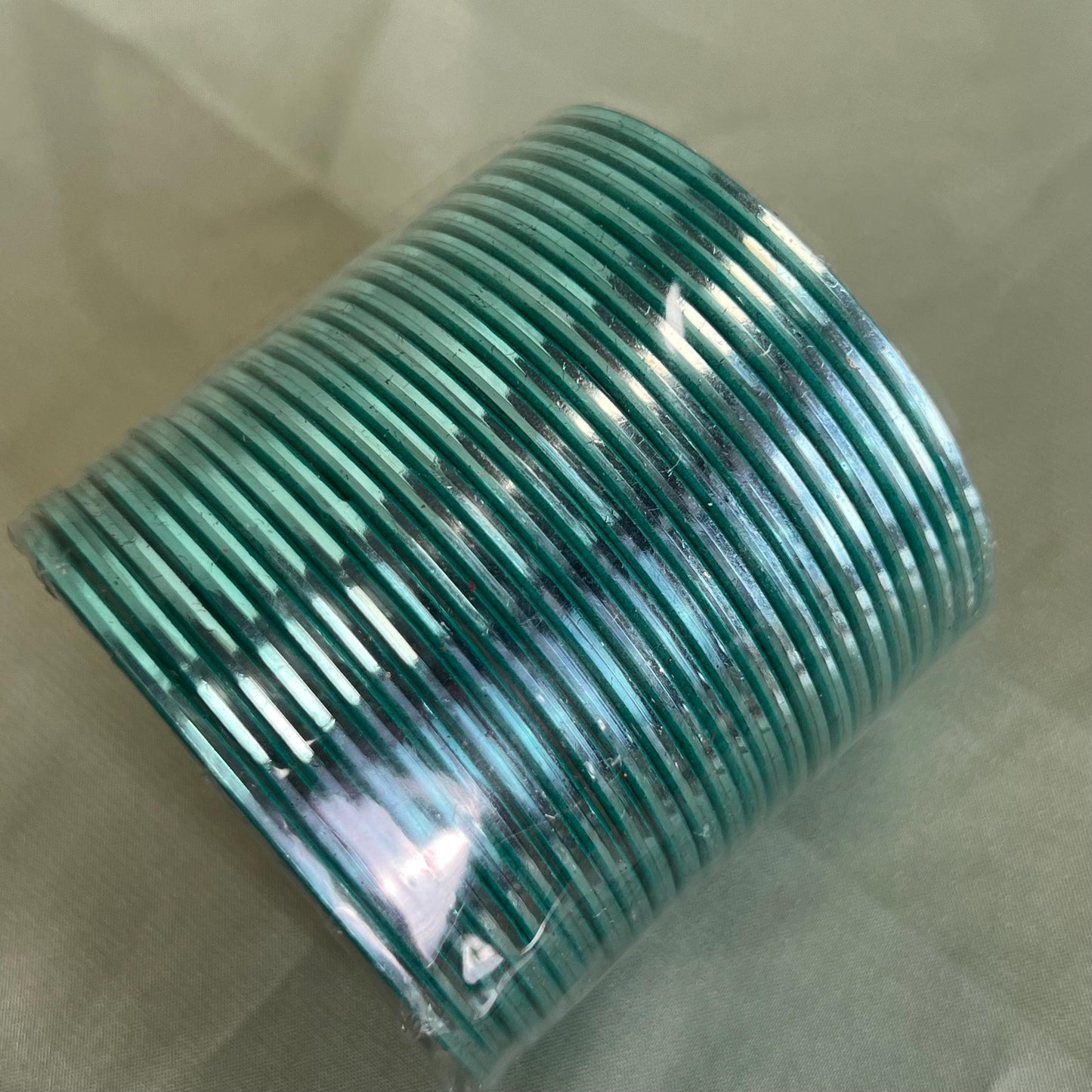 Set of 12 Sea Green Single Bangles - 2.4 /Sea Green Bangles/Single Bangles/Indian Bangles