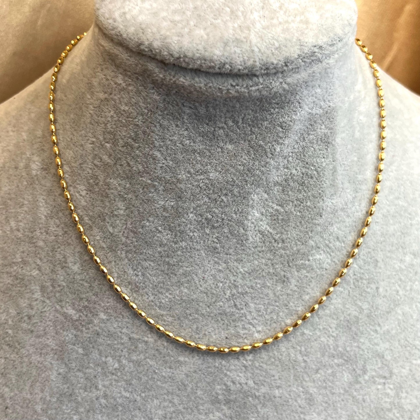 NEW!Stainless Silver 316L Everyday Gold and Pearl Chain High Quality Tarnish Free Necklace Gift High Fashion Layering Stylish Hypoallergenic