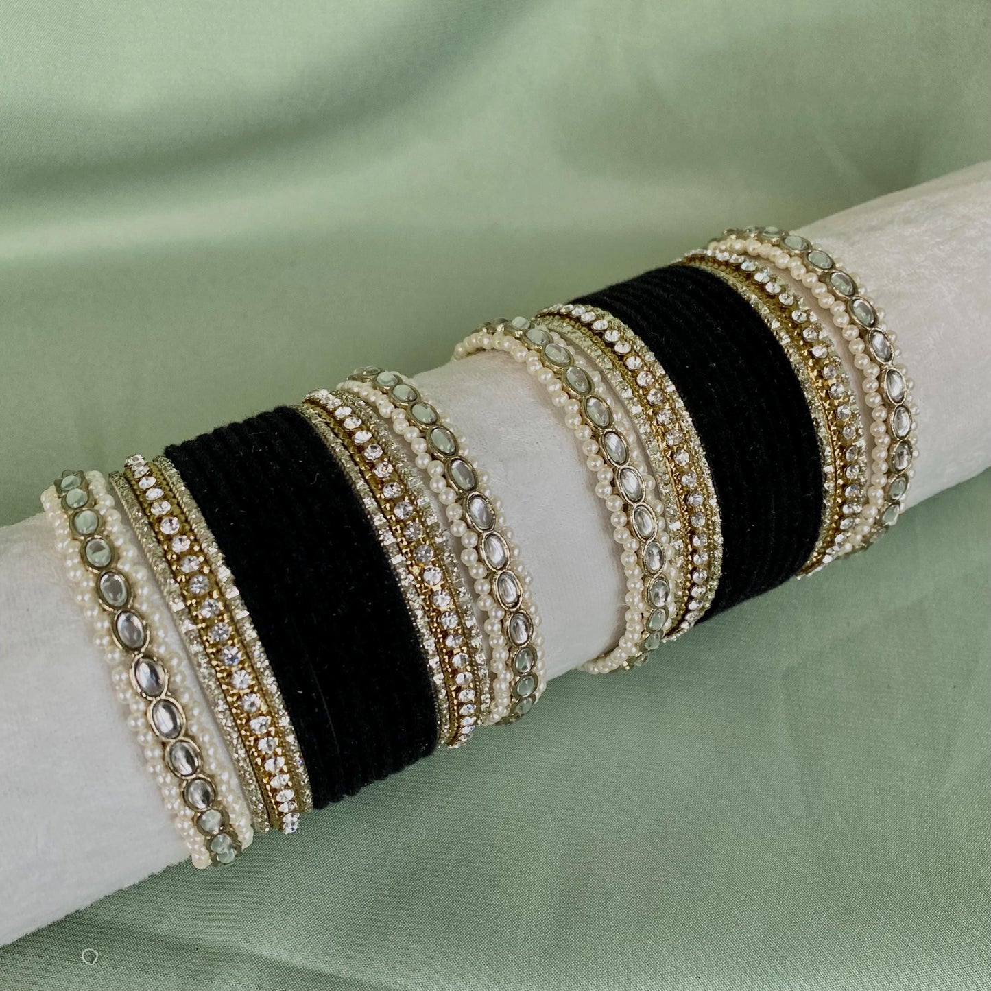 Small Clear Bangle Set/Alia Bhatt Inspired/Personalise Bangles/Custom Bangles/Matching Bangles/Clear Bangle Set