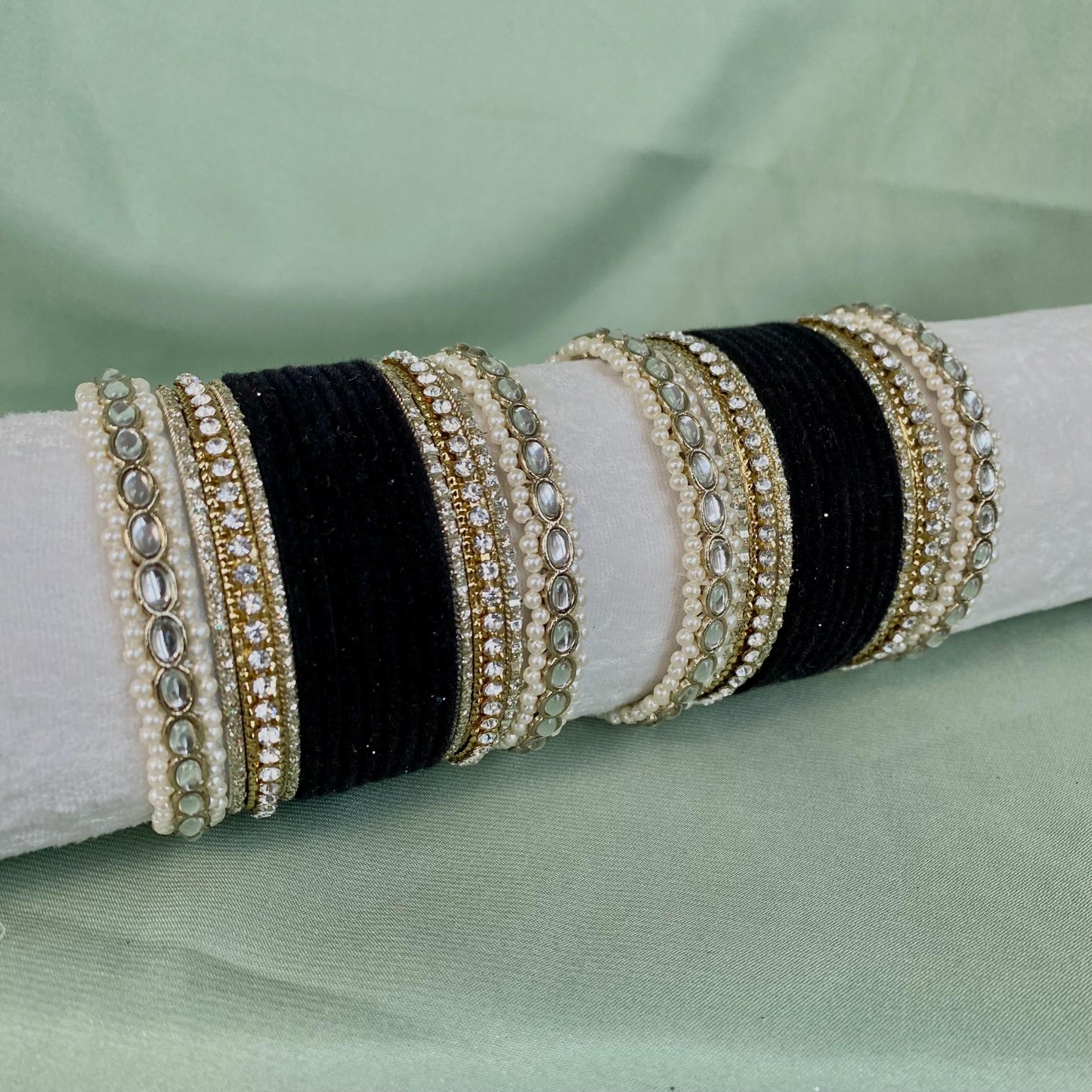 Small Clear Bangle Set/Alia Bhatt Inspired/Personalise Bangles/Custom Bangles/Matching Bangles/Clear Bangle Set