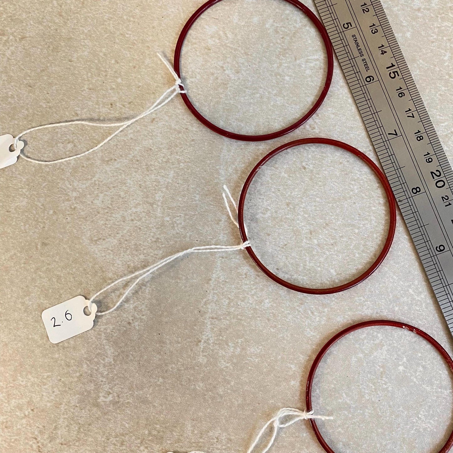 NEW How to Measure Bangle Size Indian Pakistani Churi Bangle Sample Pack, Single Bangle in 2.4, 2.6, 2.8 and 2.10 To Check Bangle Size! SALE