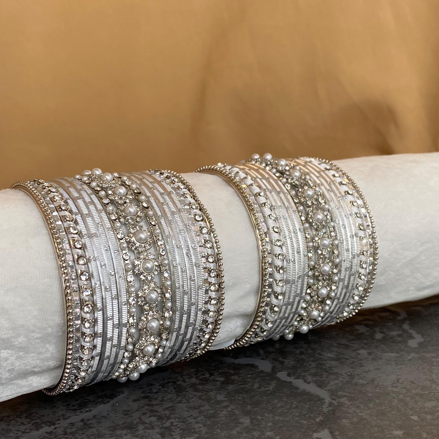 Small Silver Bangle Set Both Arms/Oxidised Silver Bangles/ Silver Bangles/Indian/ Pakistani/Jewellery/ Fashion Bracelet