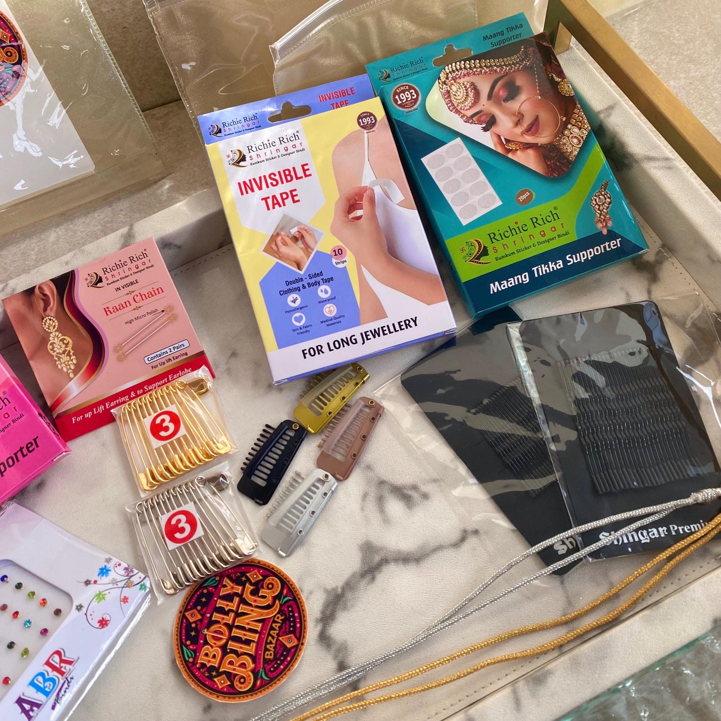 NEW! Emergency Bridal Kit Essential Indian Pakistani Wedding Waterproof Sensitive Skin Invisible Must Haves Bridesmaid Maid of Honour Repair