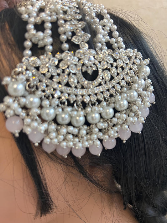 Silver & Pink Jhumar