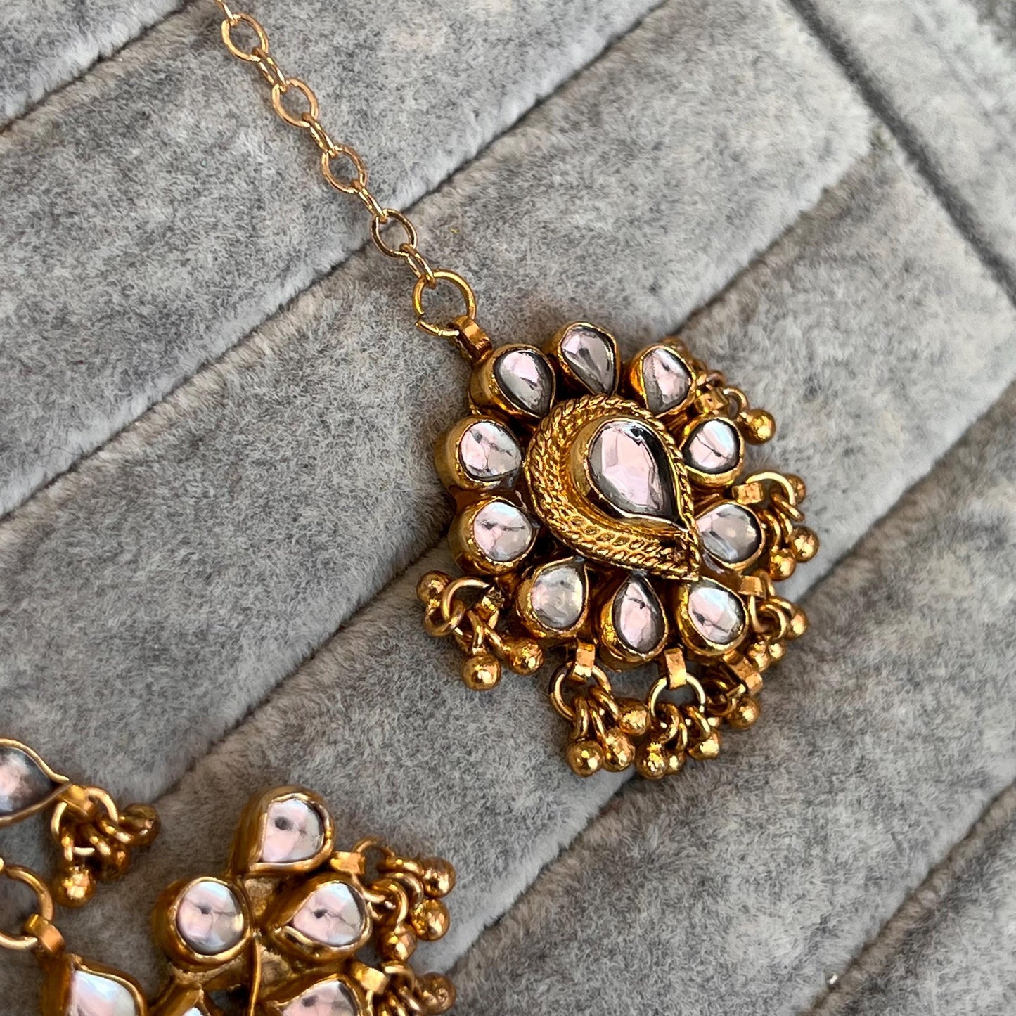 Kundan Tikka/ Tikli/ Indian/ Pakistani Fashion Jewellery/Maang Tikkas