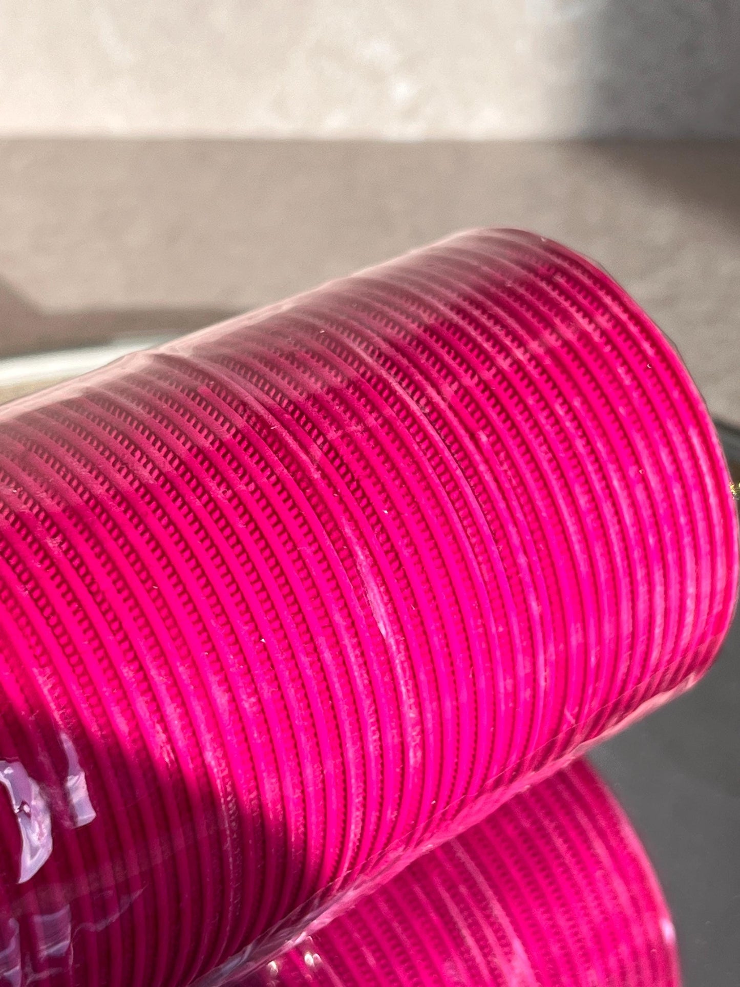 Hot Pink Single Bangles - Set of 12 - Indian Bangles - 2.4/Braclets/Matte Bangles/Indian & Pakistani Jewellery