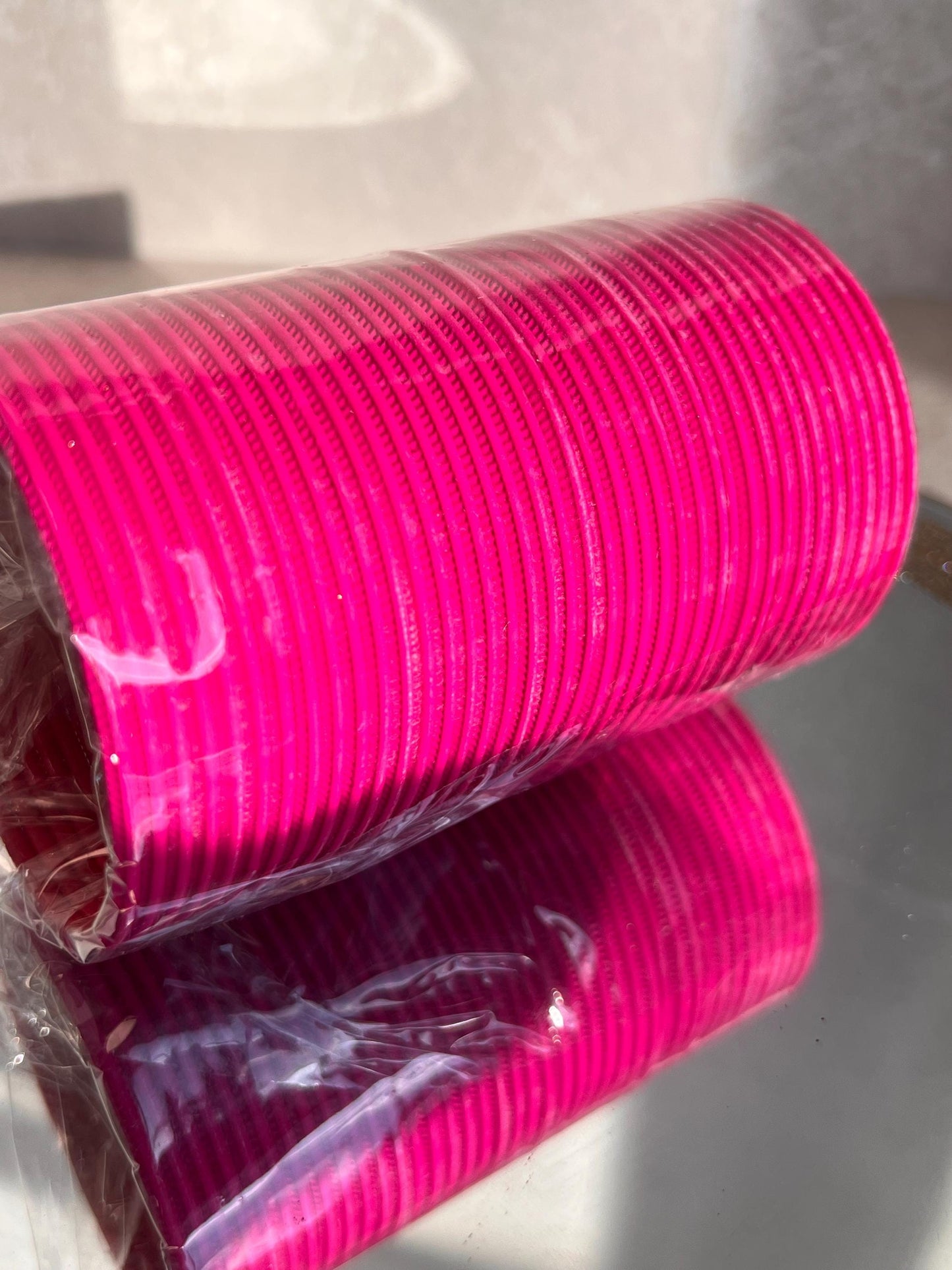 Hot Pink Single Bangles - Set of 12 - Indian Bangles - 2.4/Braclets/Matte Bangles/Indian & Pakistani Jewellery