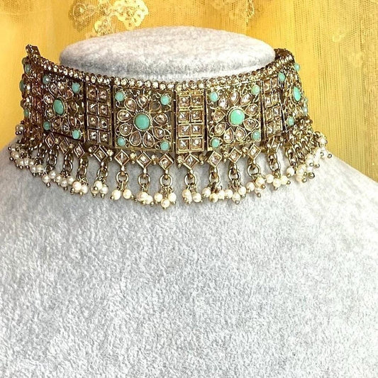 Mint Choker set