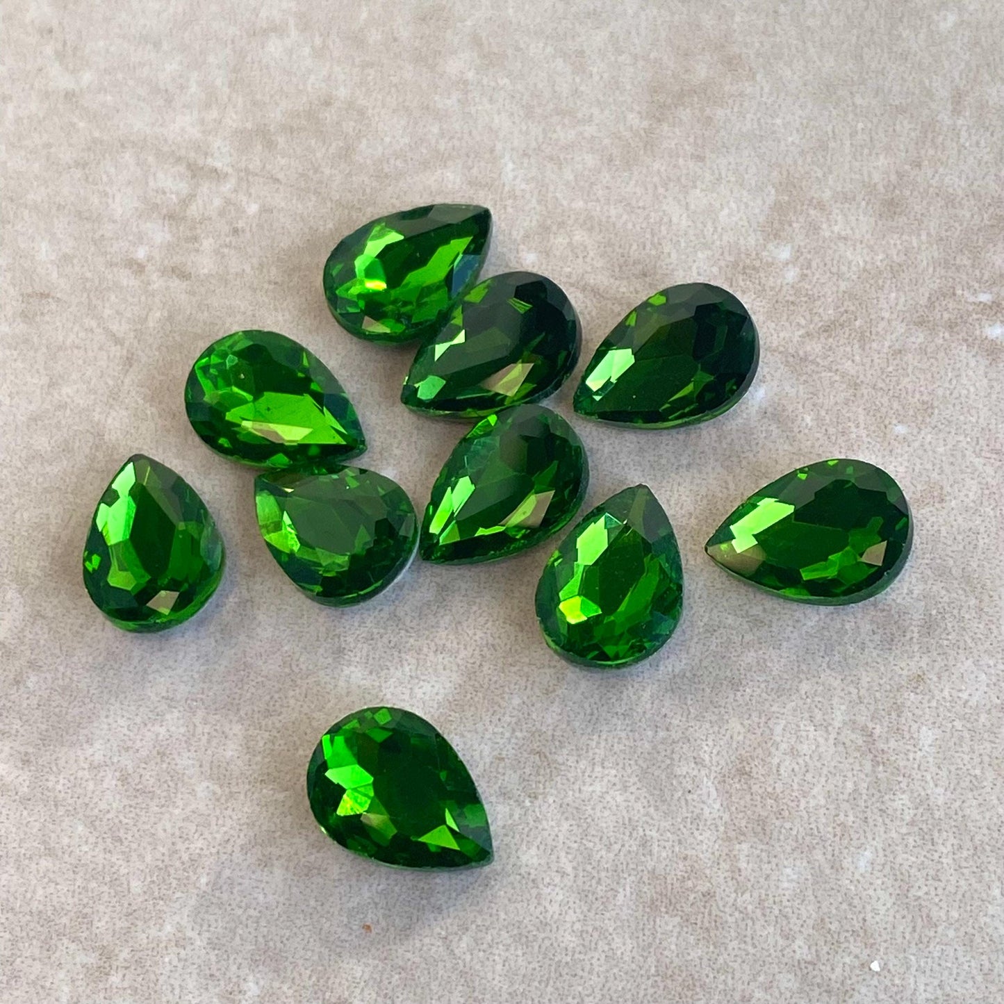 Gem Stones Plastic Jewellery Making High Quality Multicolour Fashion Design Jewellery Tear Drop Stones Arts Craft Project