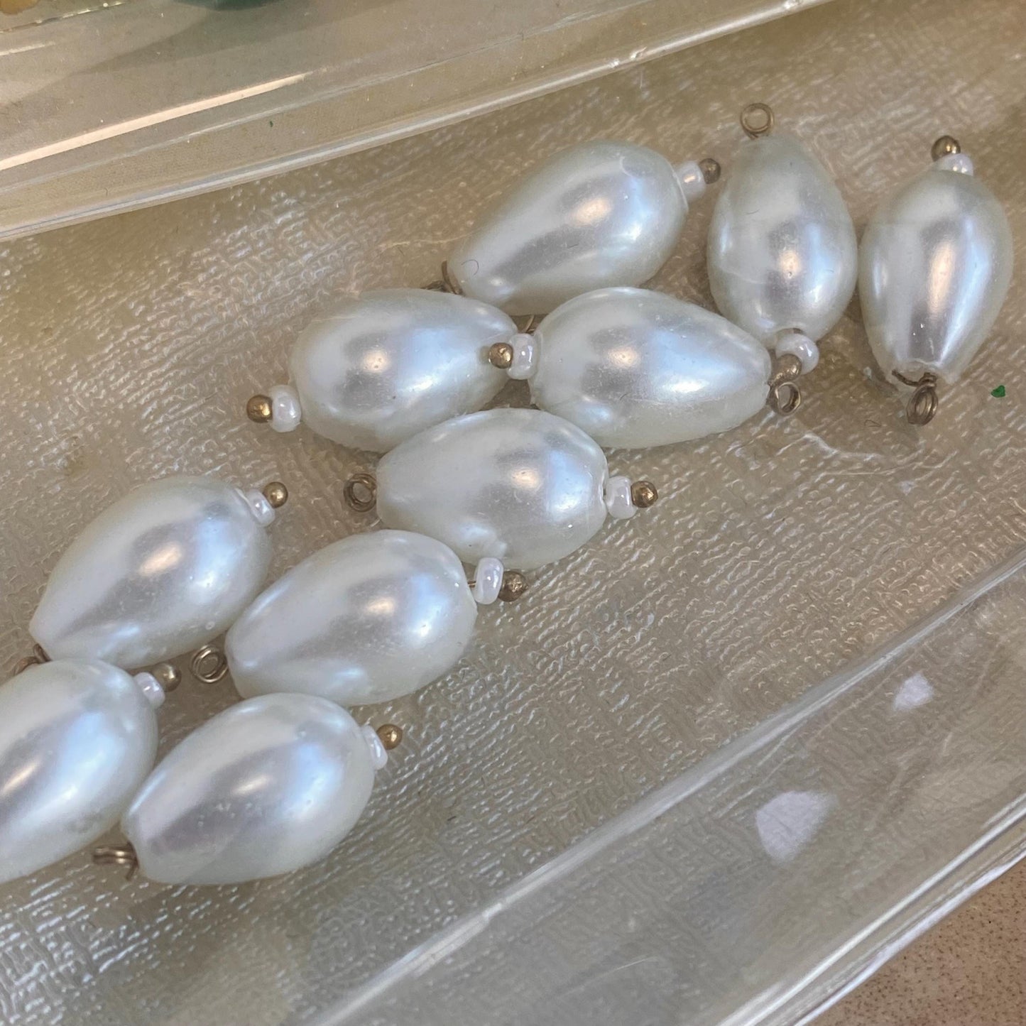 Glass beads with Cap Jewellery Making High Quality Multicolour Fashion Design Jewellery Tear Drop Stones Arts Craft Project